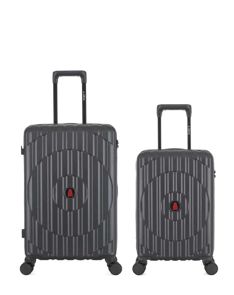 Lot de 2 Valises Rigides Taille Moyenne et Cabine XS ODEON