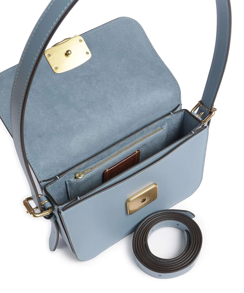 Coach Sage Sac porté épaule bluebell