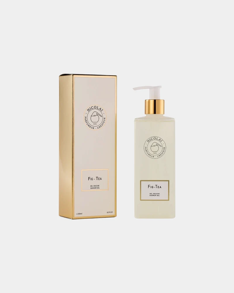 Gel douche 250ml Nicolaï figue thé à personnaliser