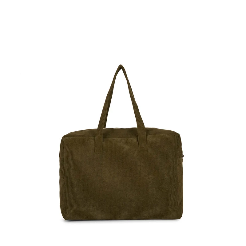 Sac de voyage Gael Kaki Velvet
