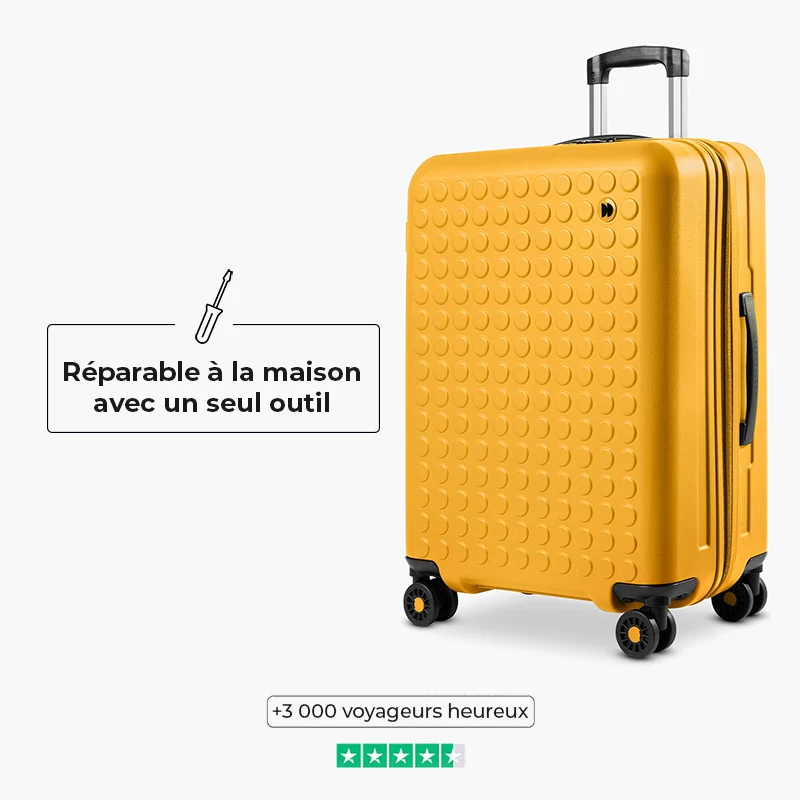 Valise Medium 66 cm réparable à l'infini - Garantie 10 ans