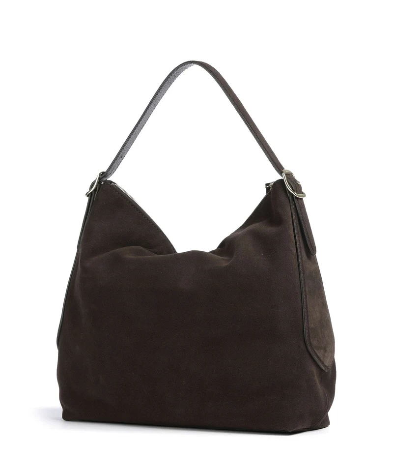 Abro Suede Carina Sac fourre-tout dark brown