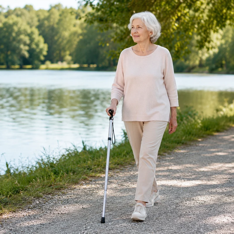 Bâton de marche pliable randonnée
