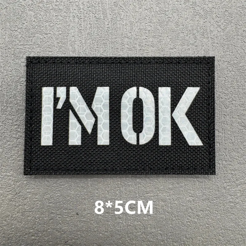 Patch velcro motif original pour équipement randonnée