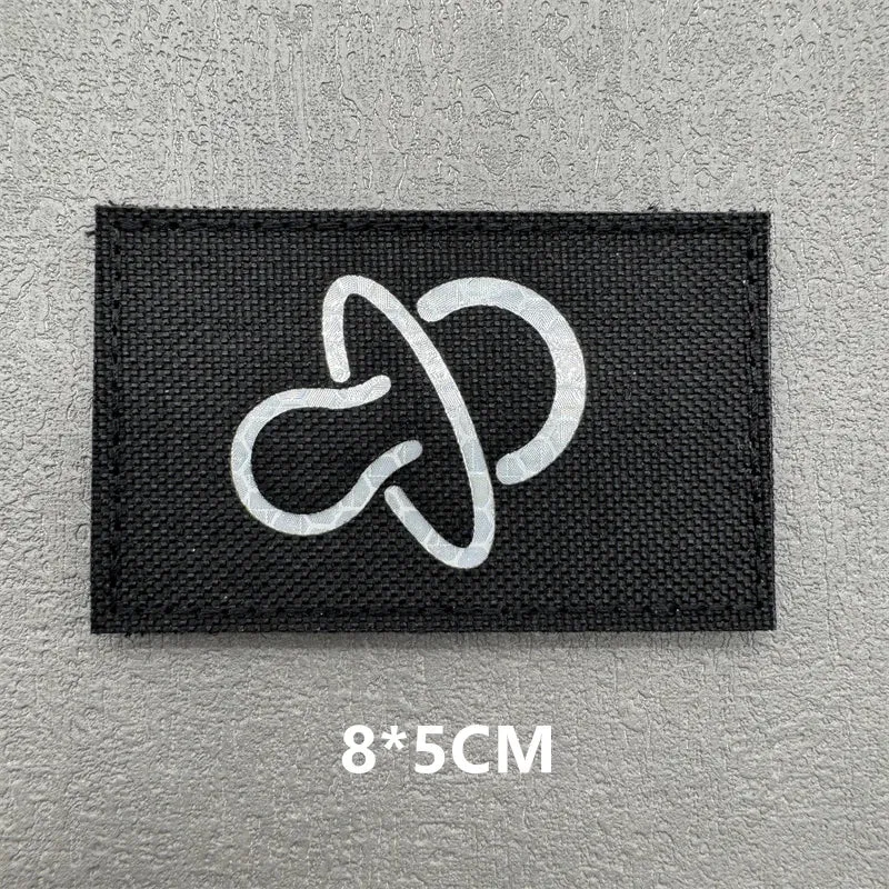 Patch velcro motif original pour équipement randonnée