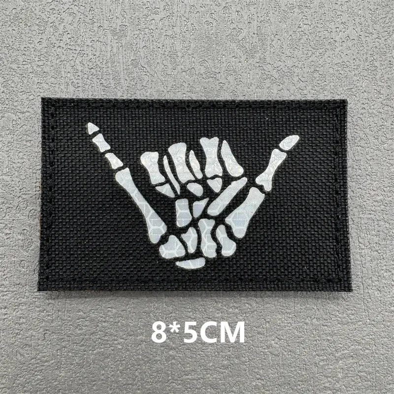 Patch velcro motif original pour équipement randonnée