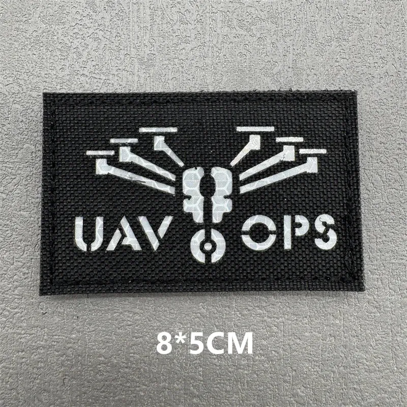 Patch velcro motif original pour équipement randonnée