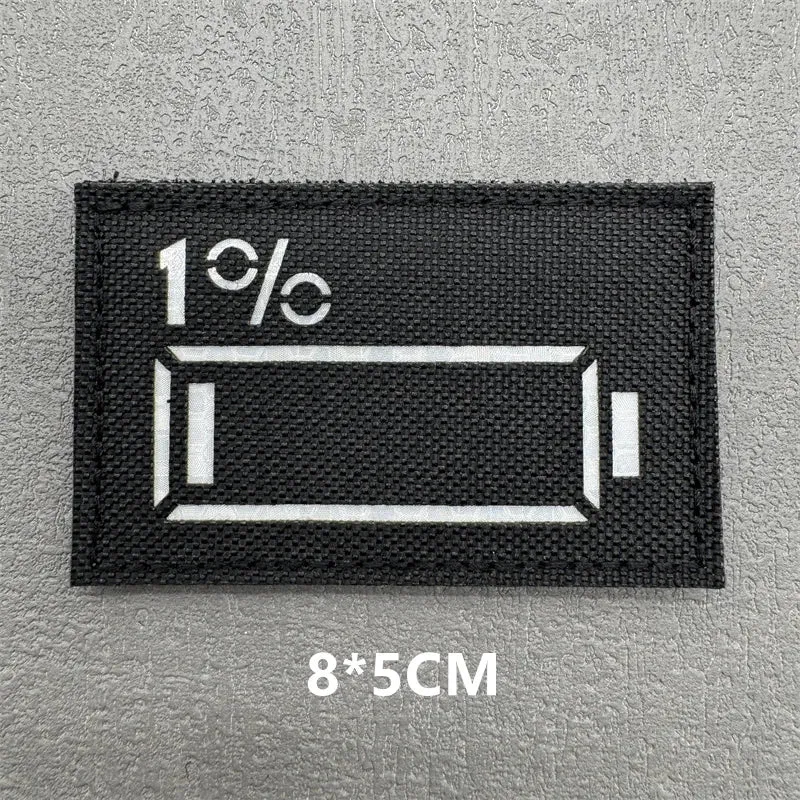 Patch velcro motif original pour équipement randonnée