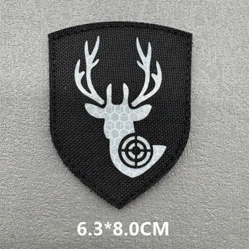 Patch velcro motif original pour équipement randonnée