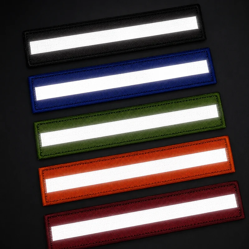Patch réfléchissant sécurité randonnée velcro sac à dos