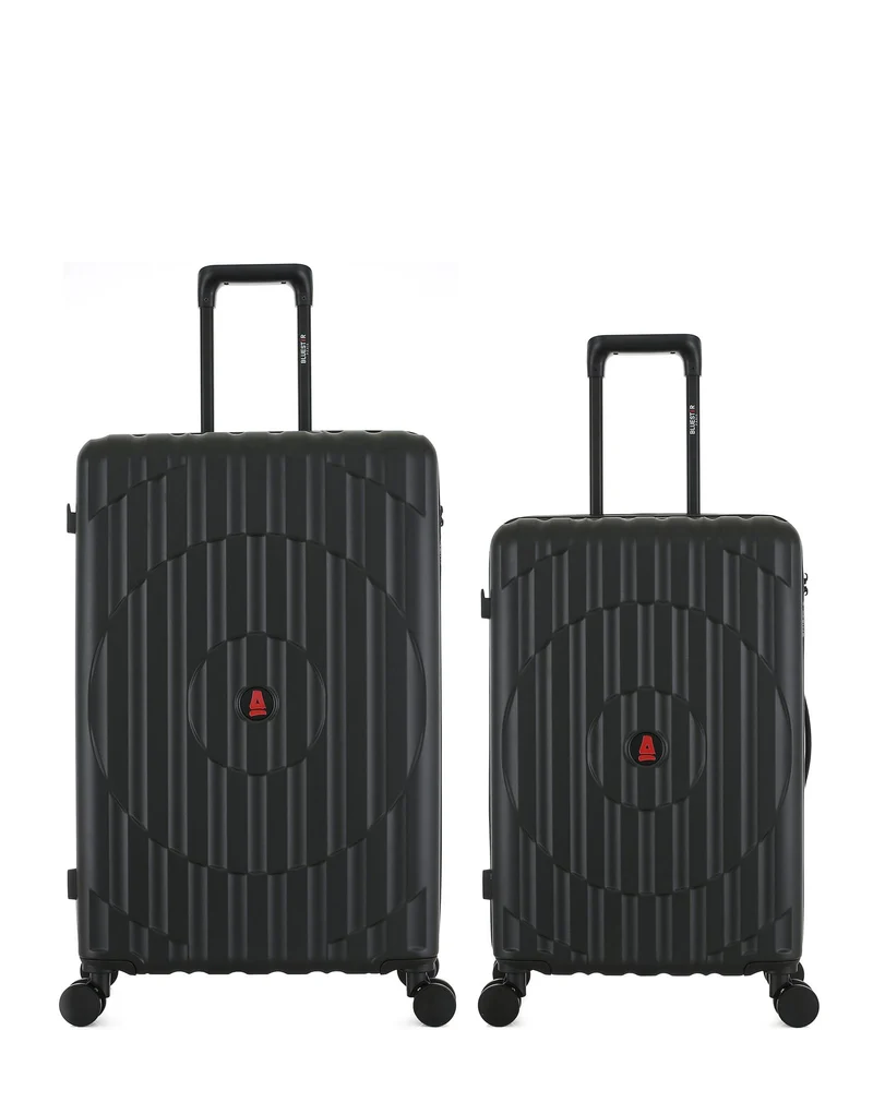 Lot de 2 Valises Rigides Grand Format et Taille Moyenne ODEON