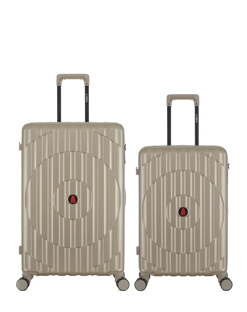 Lot de 2 Valises Rigides Grand Format et Taille Moyenne ODEON