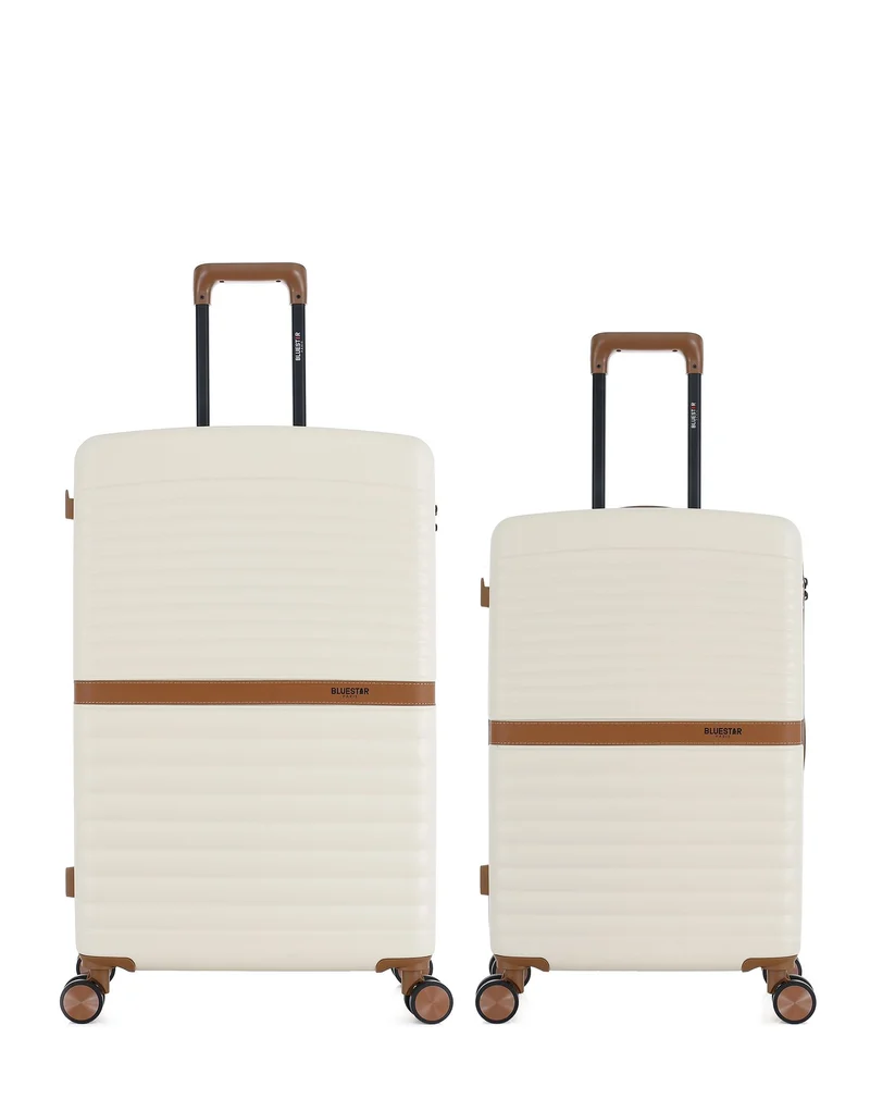 Lot de 2 Valises Rigides Grand Format et Week-end BELAIR