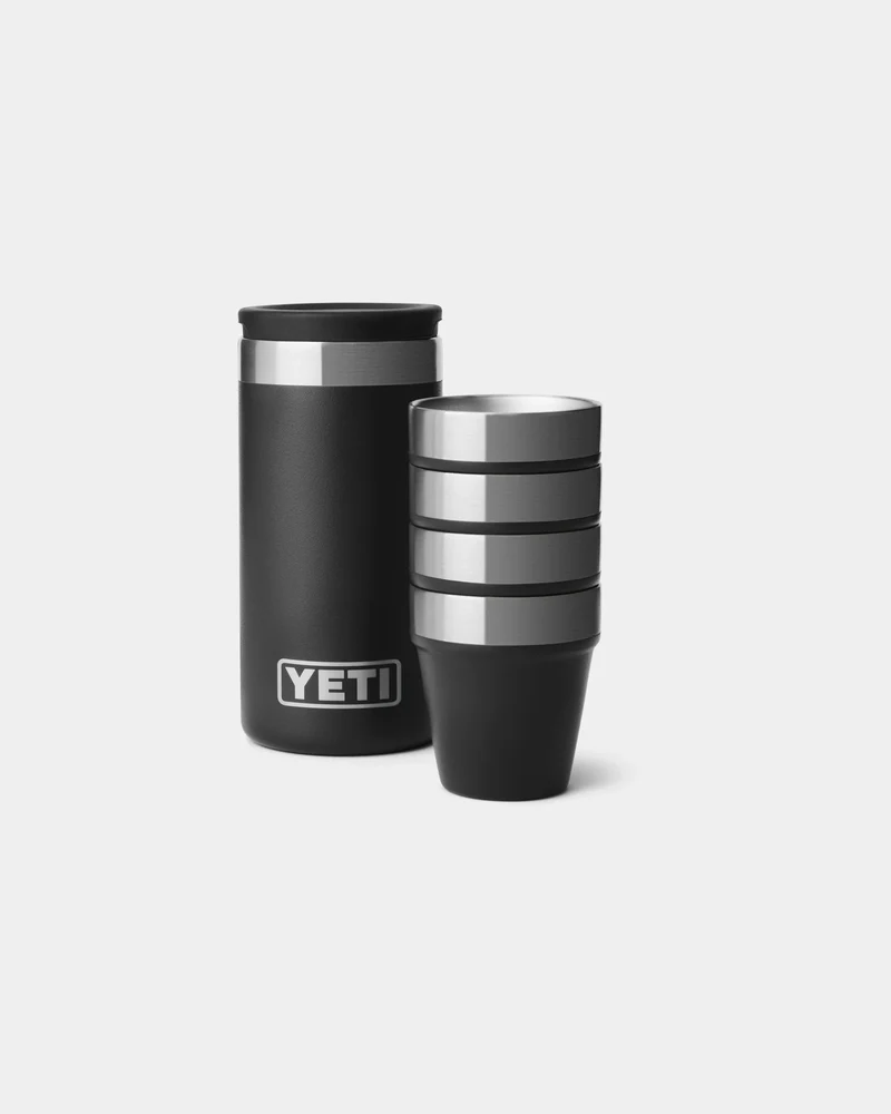Verres à shot inox isolés Yeti 48ml à personnaliser