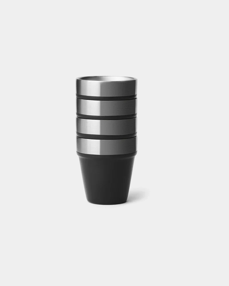 Verres à shot inox isolés Yeti 48ml à personnaliser
