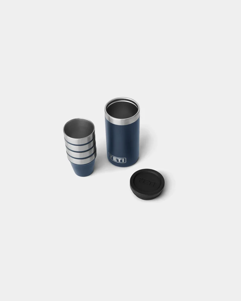 Verres à shot inox isolés Yeti 48ml à personnaliser