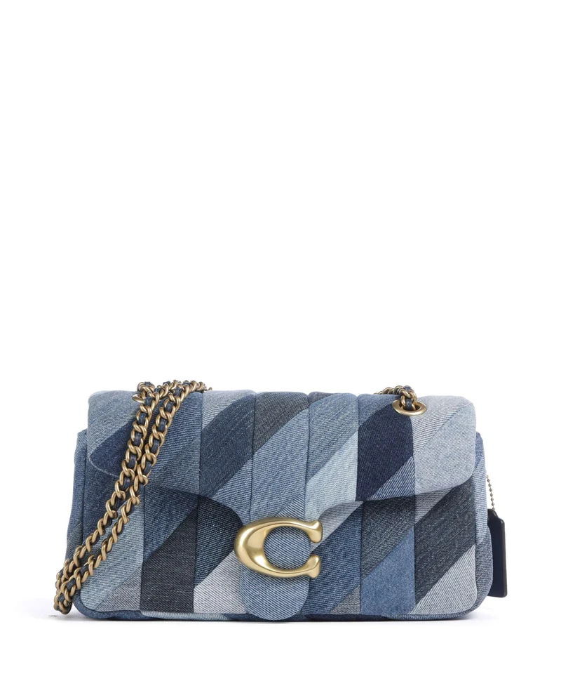 Coach Tabby Patchwork 26 Sac porté épaule denim/multicolour