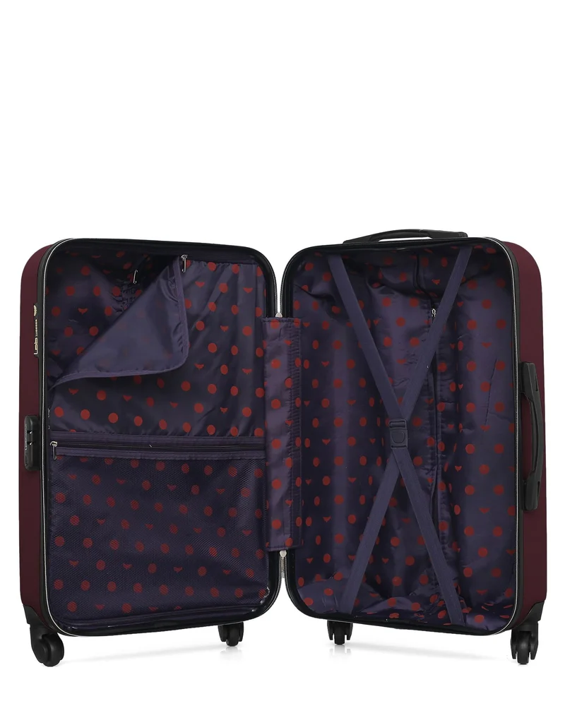 Lot de 3 Valise weekend, valise cabine et vanity ELEONOR