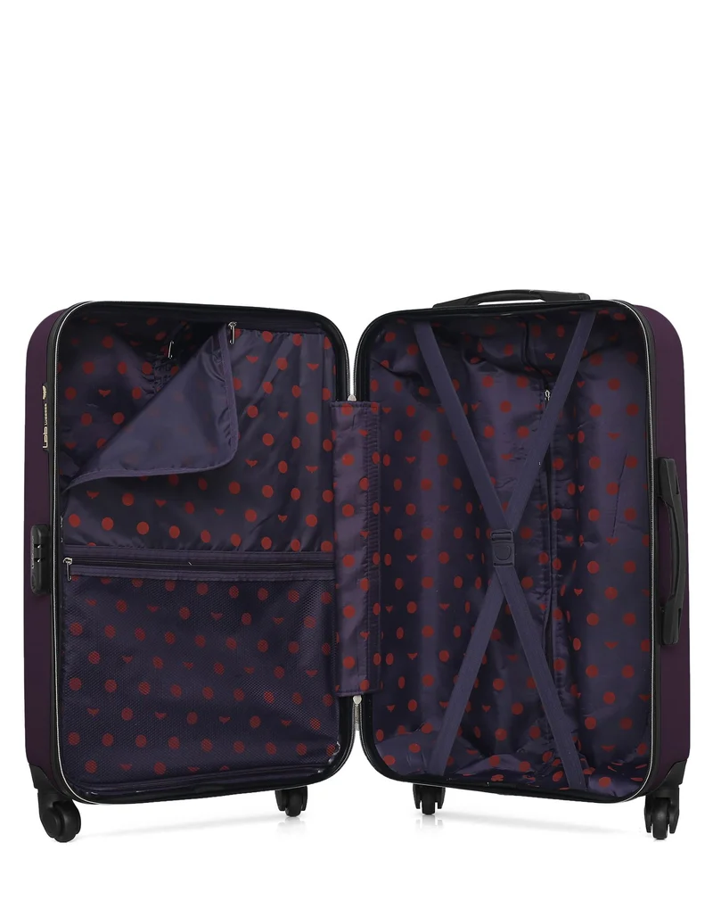 Lot de 3 Valise weekend, valise cabine et vanity ELEONOR