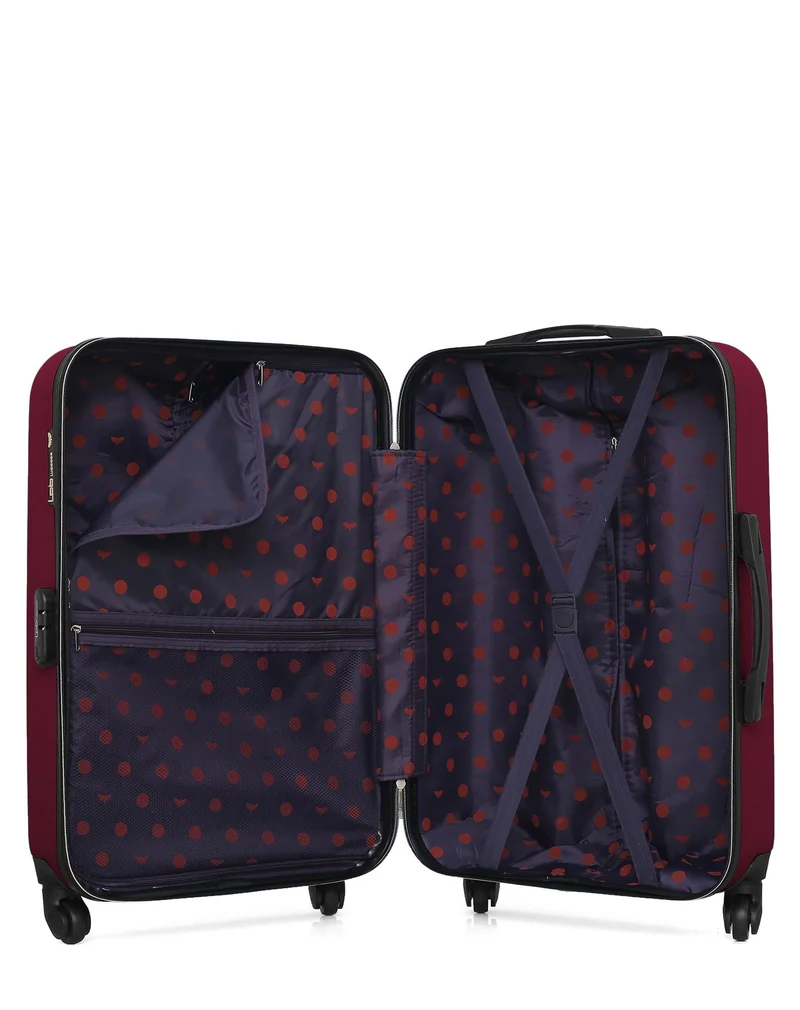 Lot de 3 Valise weekend, valise cabine et vanity ELEONOR