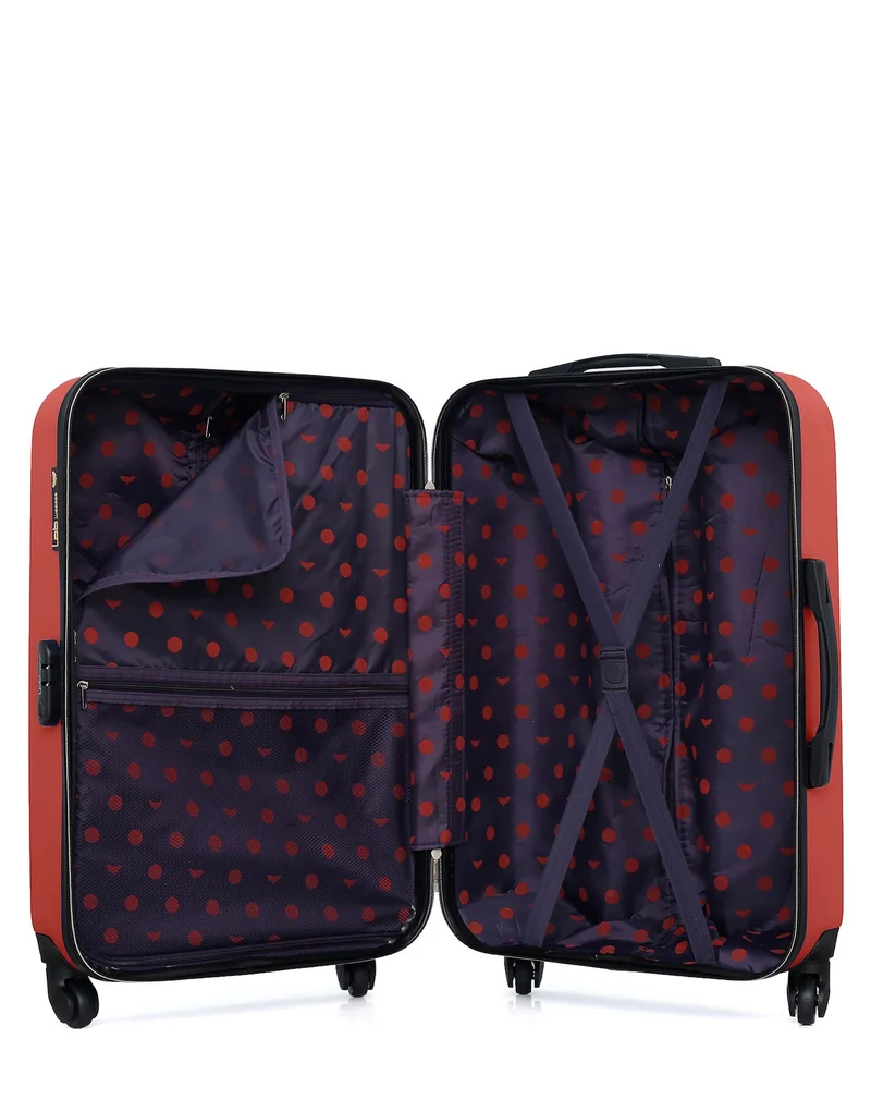 Lot de 3 Valise weekend, valise cabine et vanity ELEONOR
