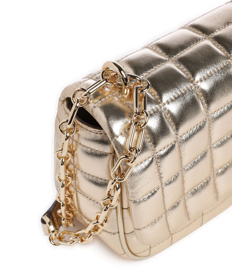 Michael Kors Tribeca Sac porté épaule pale gold