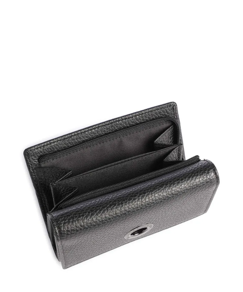 Mandarina Duck Mellow Leather Portefeuille nero