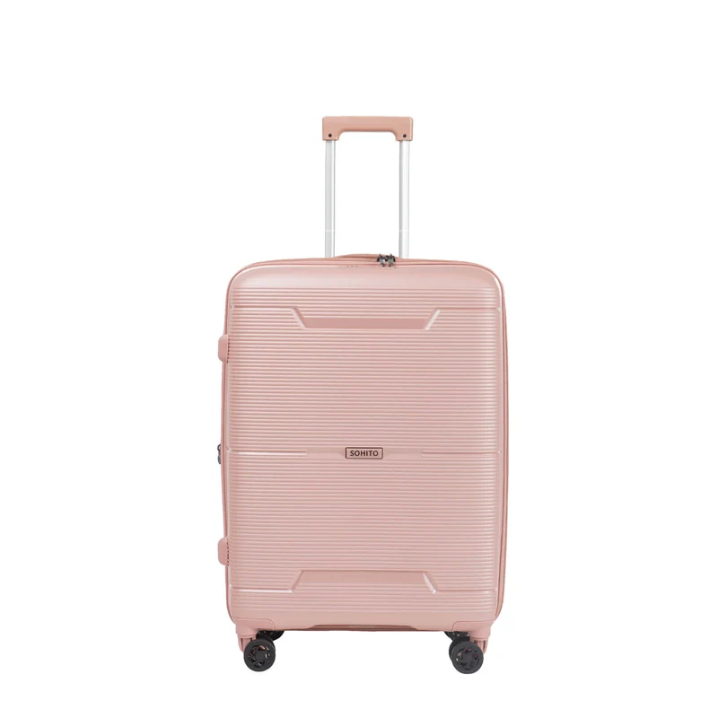 Valise HAREE Medium Pearly pink