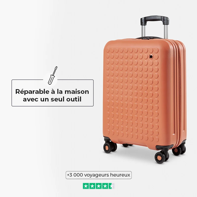Valise Cabine 40 cm réparable à l'infini - Garantie 10 ans