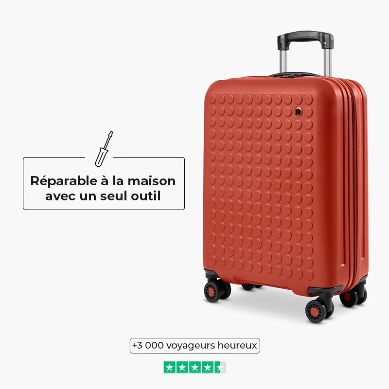 Valise Cabine 40 cm réparable à l'infini - Garantie 10 ans