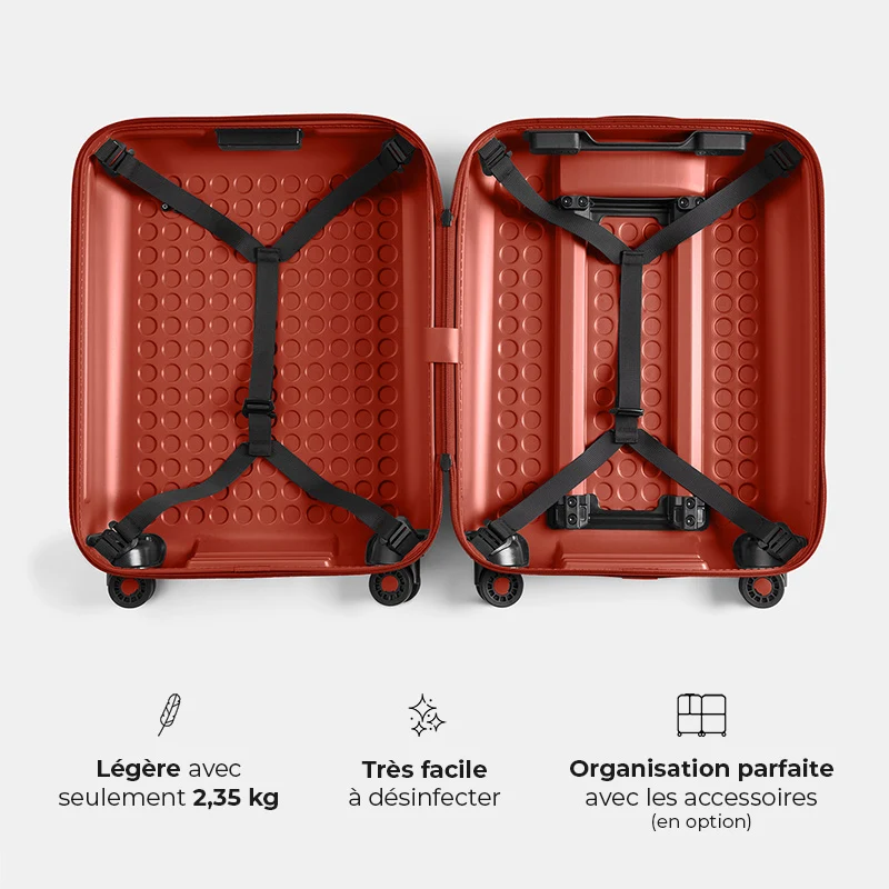Valise Cabine 40 cm réparable à l'infini - Garantie 10 ans