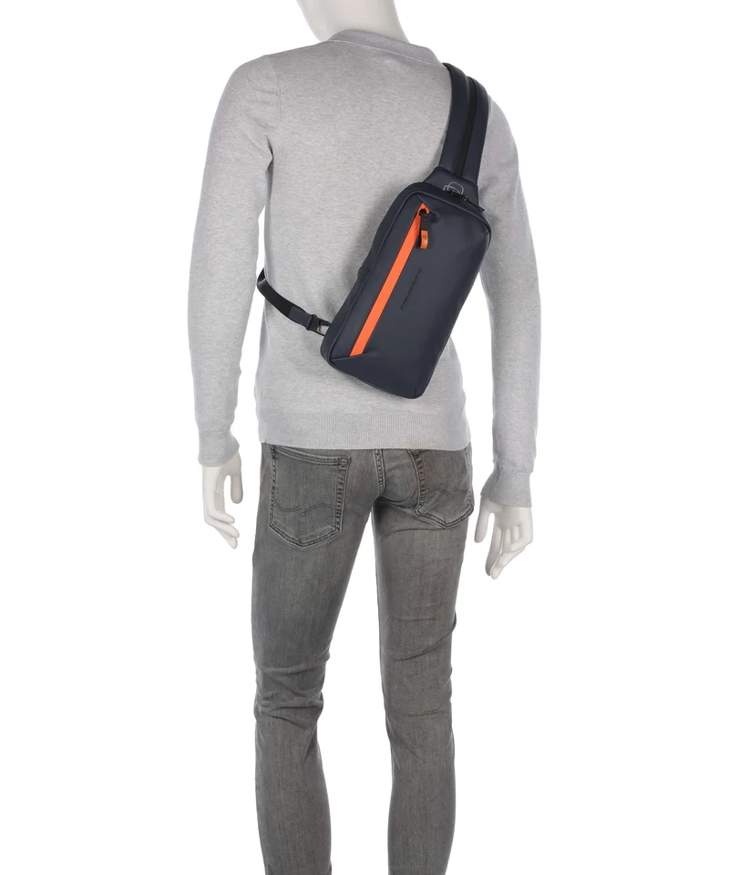 Piquadro C2OW Sac sling blu