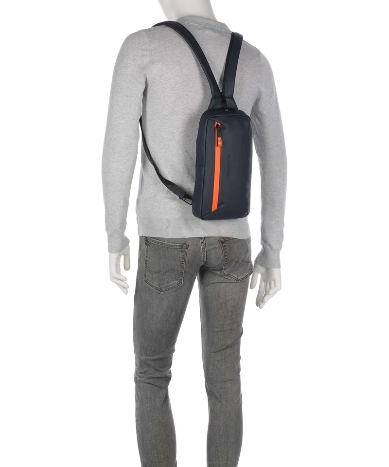Piquadro C2OW Sac sling blu