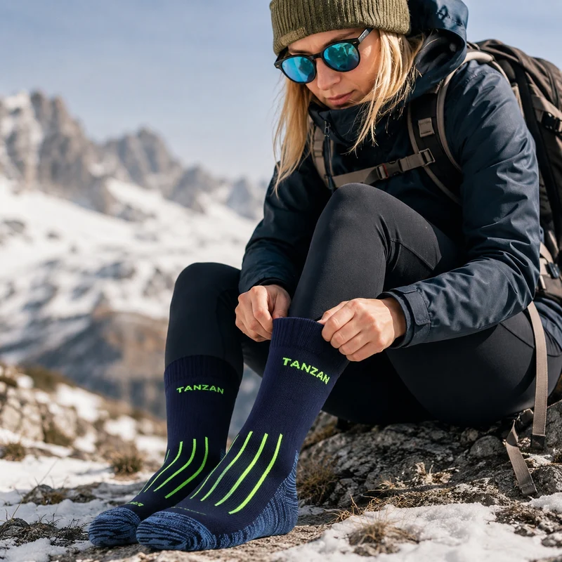 Chaussettes imperméables randonnée chaudes hiver