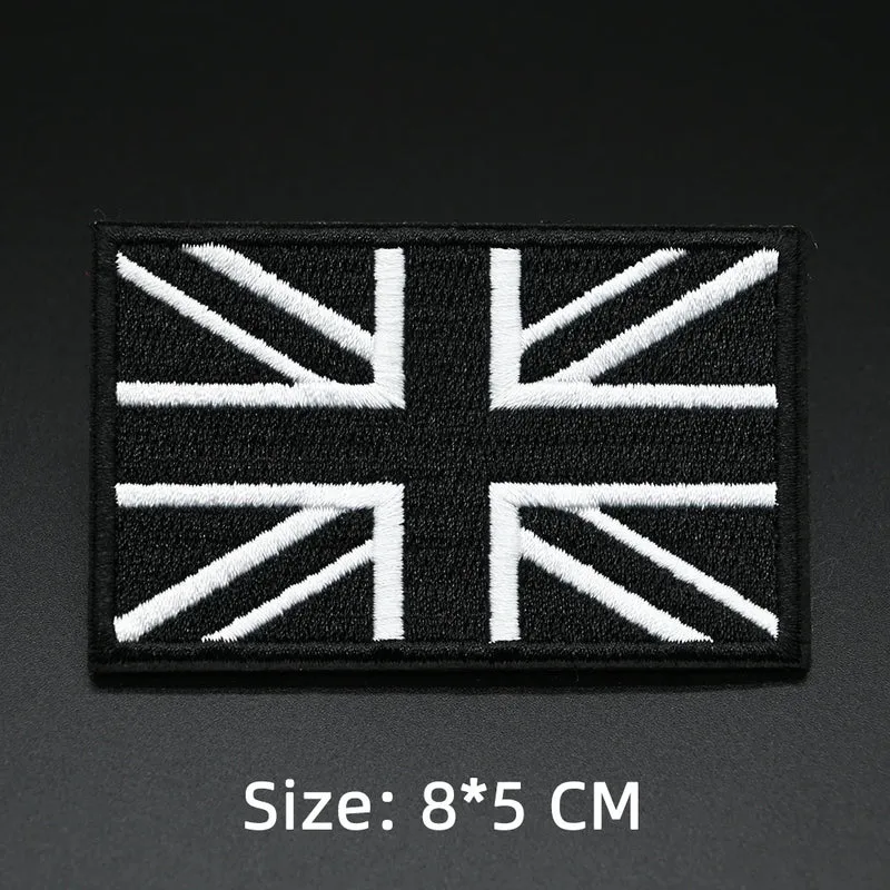 Patch drapeau sac randonnée brodé