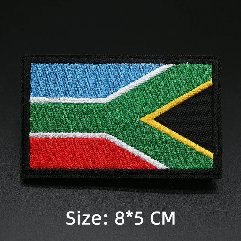 Patch drapeau sac randonnée brodé
