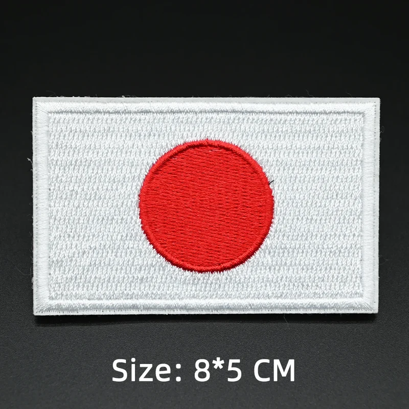 Patch drapeau sac randonnée brodé
