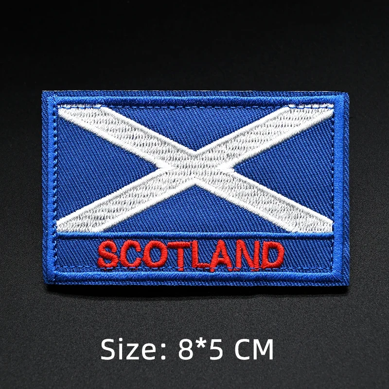 Patch drapeau sac randonnée brodé