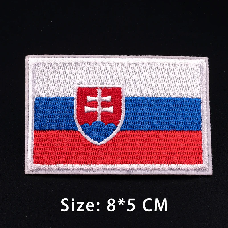 Patch drapeau sac randonnée brodé