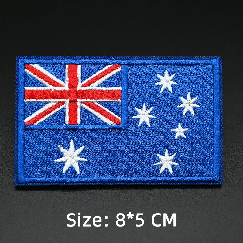 Patch drapeau sac randonnée brodé