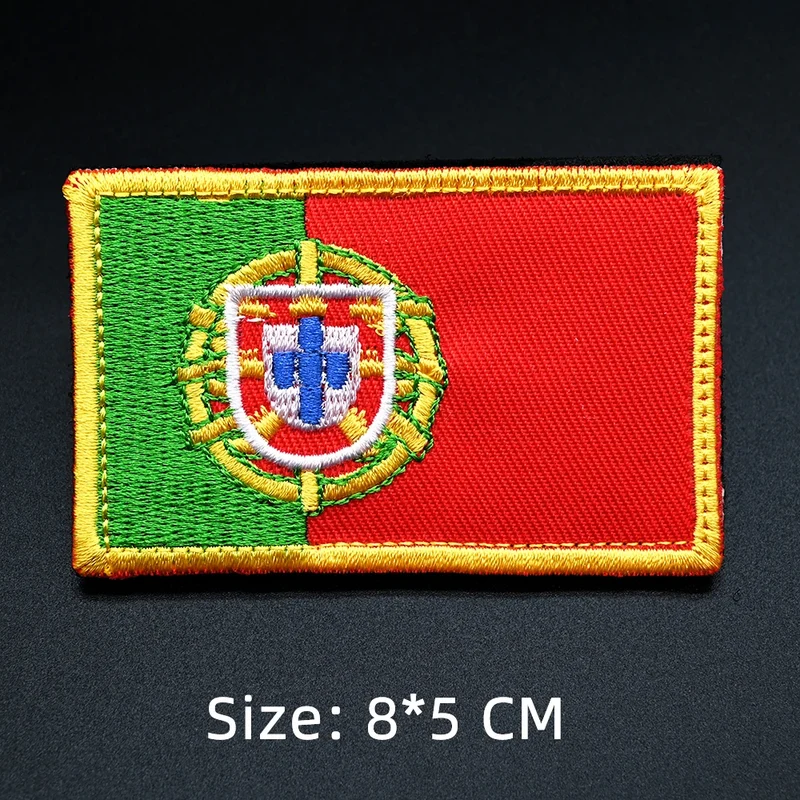 Patch drapeau sac randonnée brodé