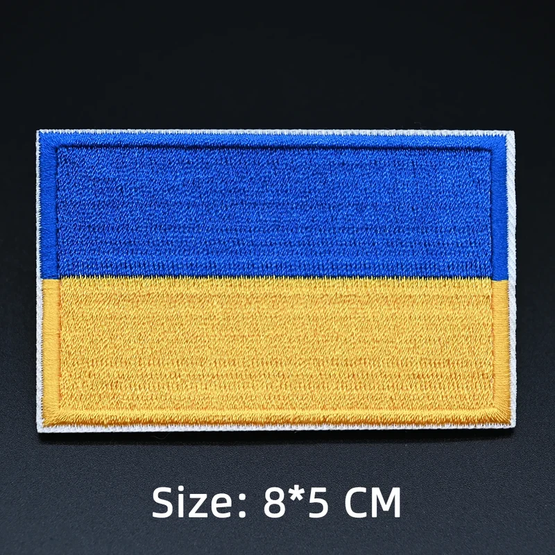 Patch drapeau sac randonnée brodé