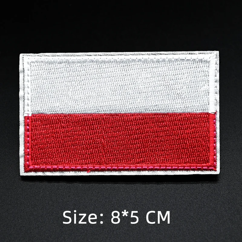 Patch drapeau sac randonnée brodé