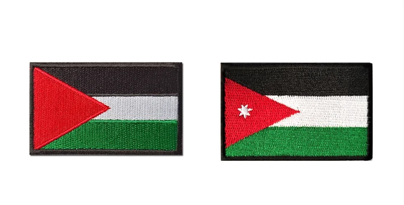 Patch drapeau sac randonnée brodé