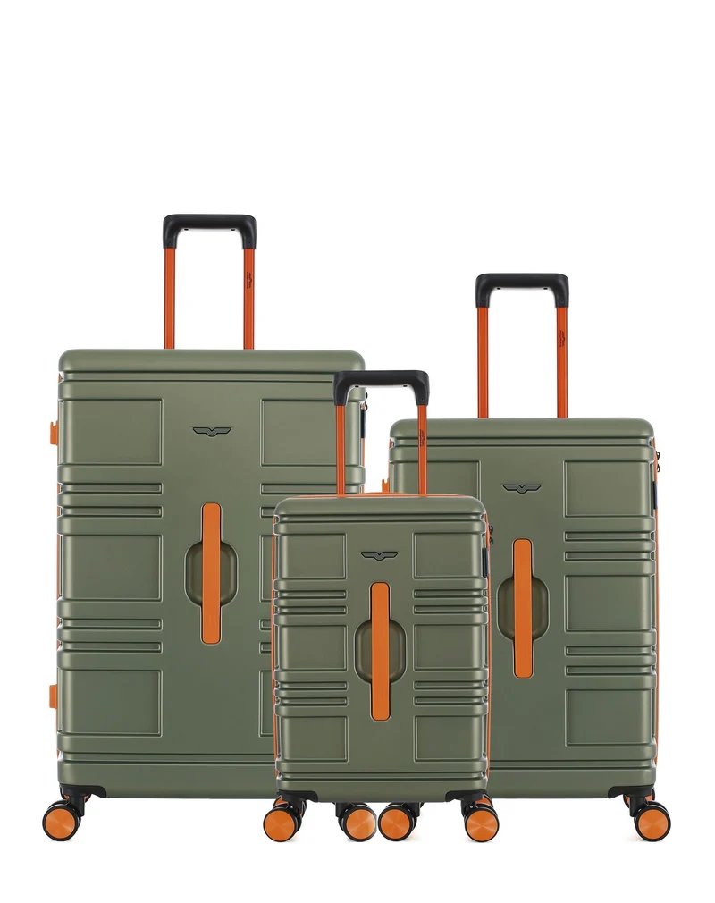 Lot de 3 Valises Rigides Grand Format, Taille Moyenne et Cabine XS EVERGLADES