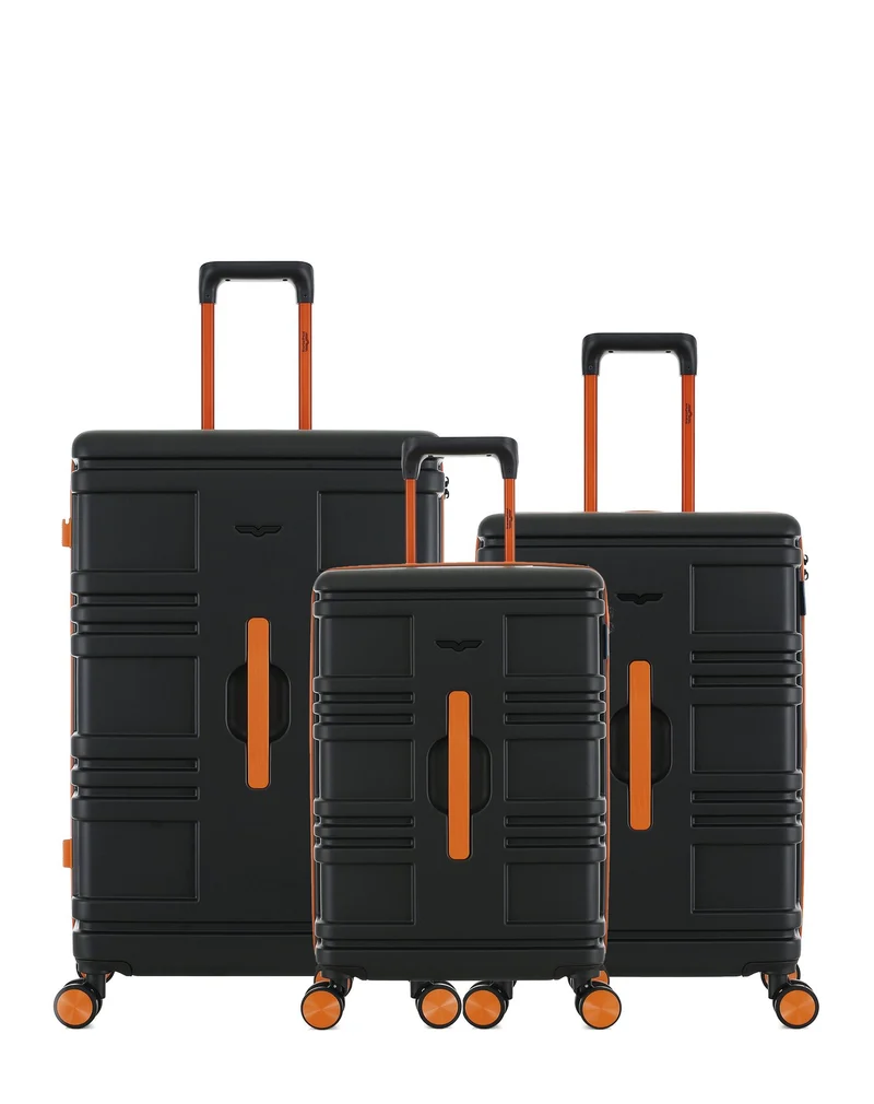 Lot de 3 Valises Rigides Grand Format, Taille Moyenne et Cabine EVERGLADES