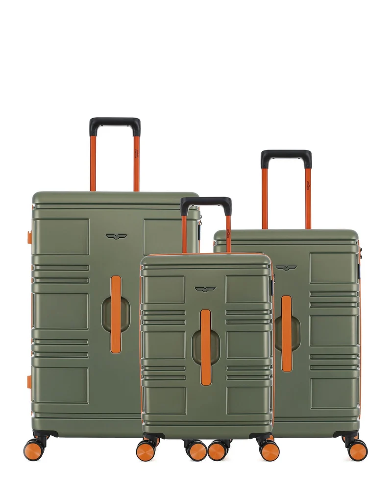 Lot de 3 Valises Rigides Grand Format, Taille Moyenne et Cabine EVERGLADES