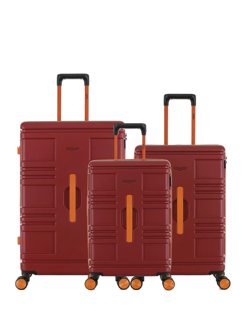 Lot de 3 Valises Rigides Grand Format, Taille Moyenne et Cabine EVERGLADES