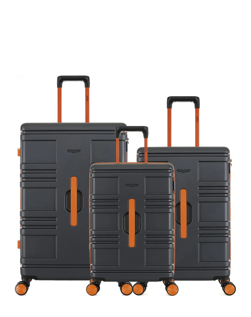Lot de 3 Valises Rigides Grand Format, Taille Moyenne et Cabine EVERGLADES