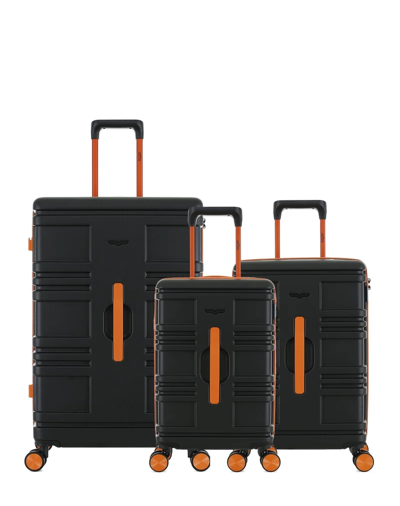 Lot de 3 Valises Rigides Grand Format, Cabine et Cabine XS EVERGLADES